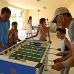 camping du vignal familial glamping baby foot pour vivre la slow life en Ardeche