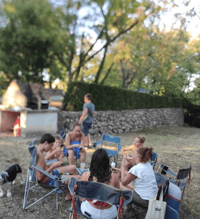 camping du vignal apéro barbecue familial pour vivre la slow life en Ardeche