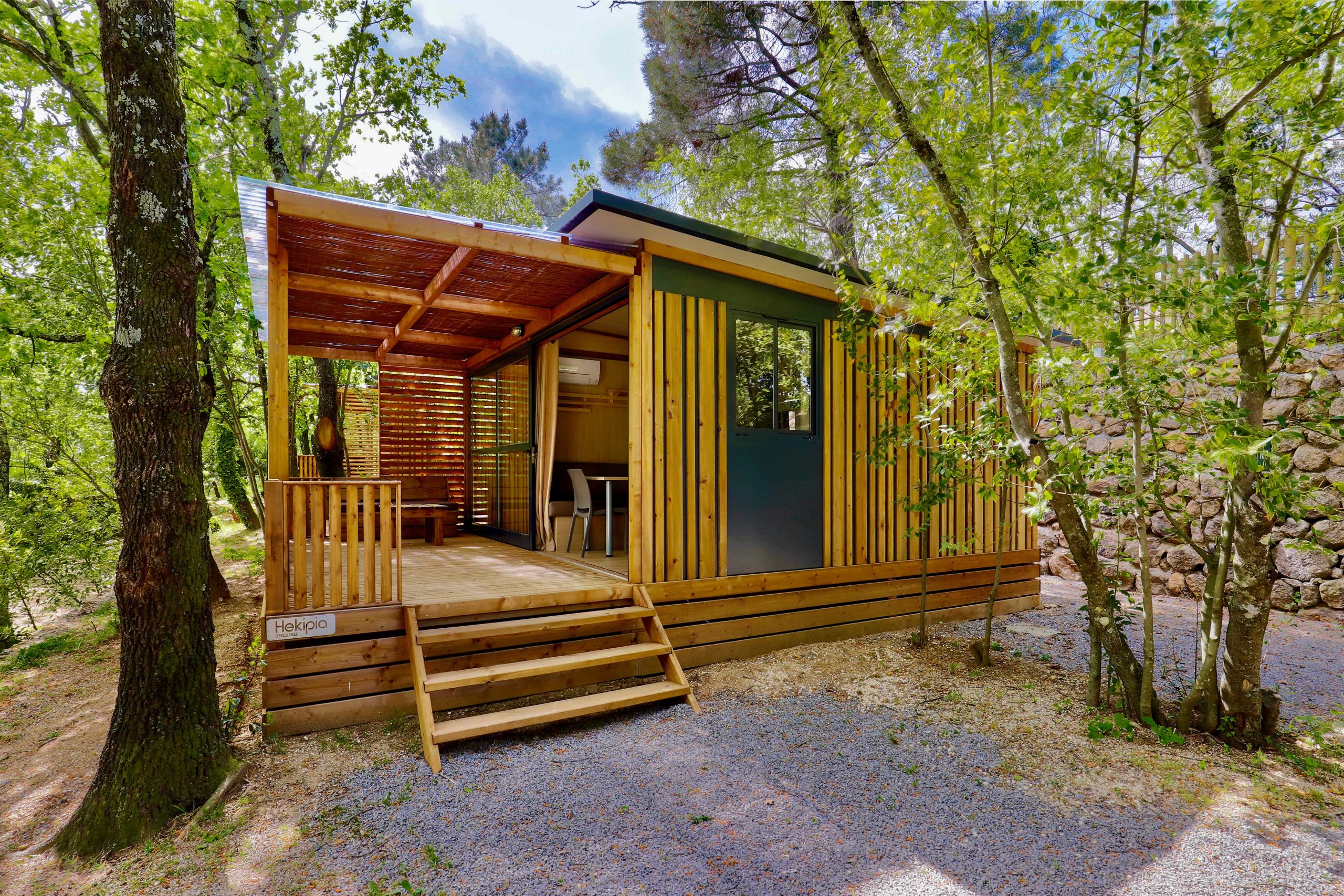 Chalet morea camping du vignal location pour vivre la slow life en Ardeche