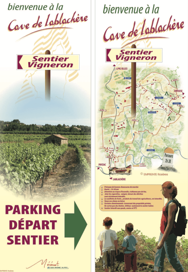 camping du vignal sentier vigneron lablachere joyeuse rosieres pour vivre la slow life